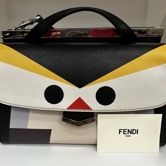 Authentic Fendi mini Demi Jour monster penguin - Picture 2 of 9